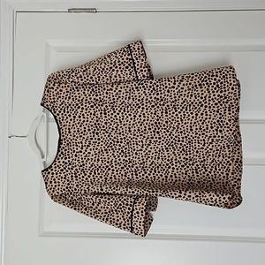 Animal print top